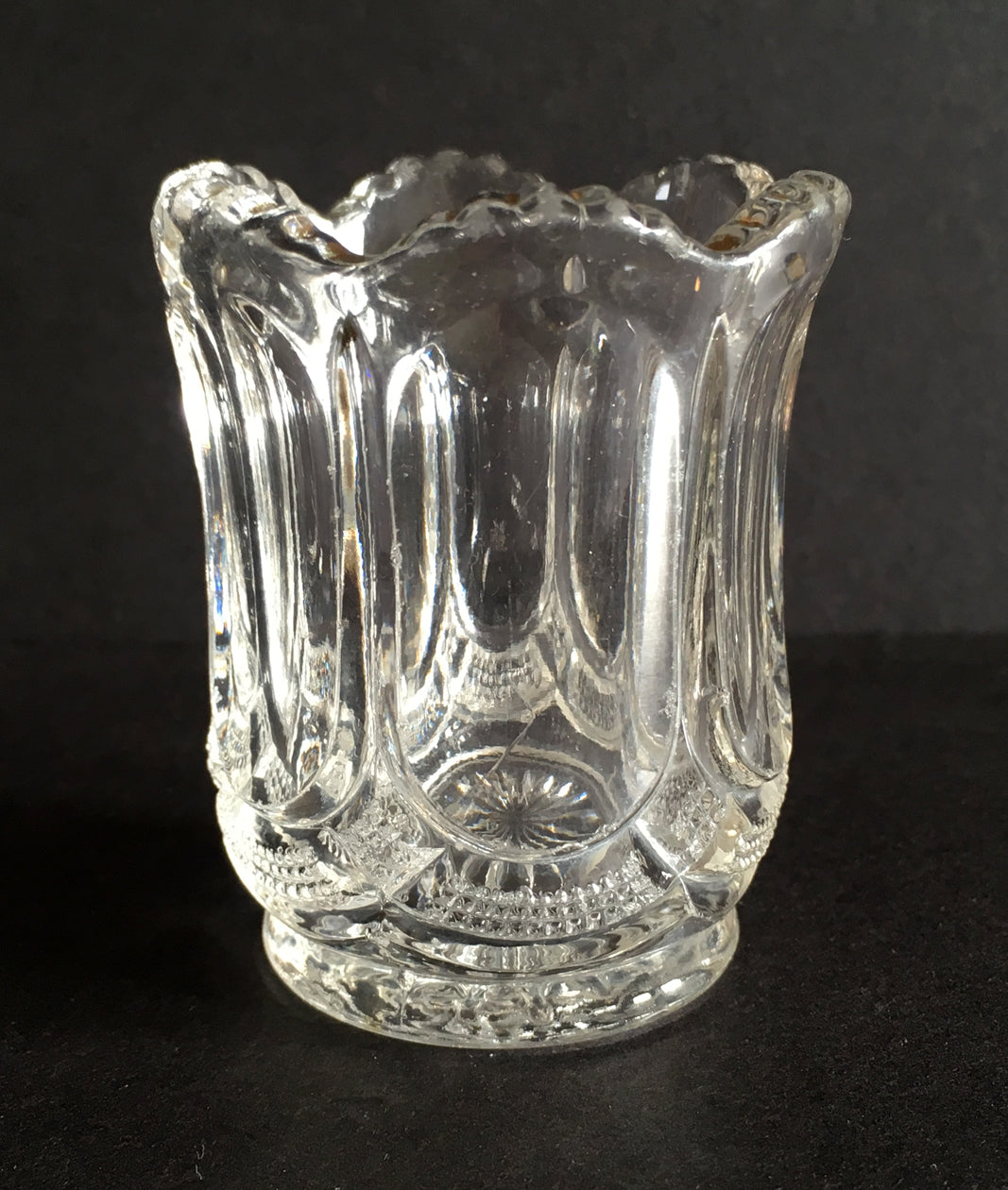 EAPG Galloway pattern toothpick holder full image
