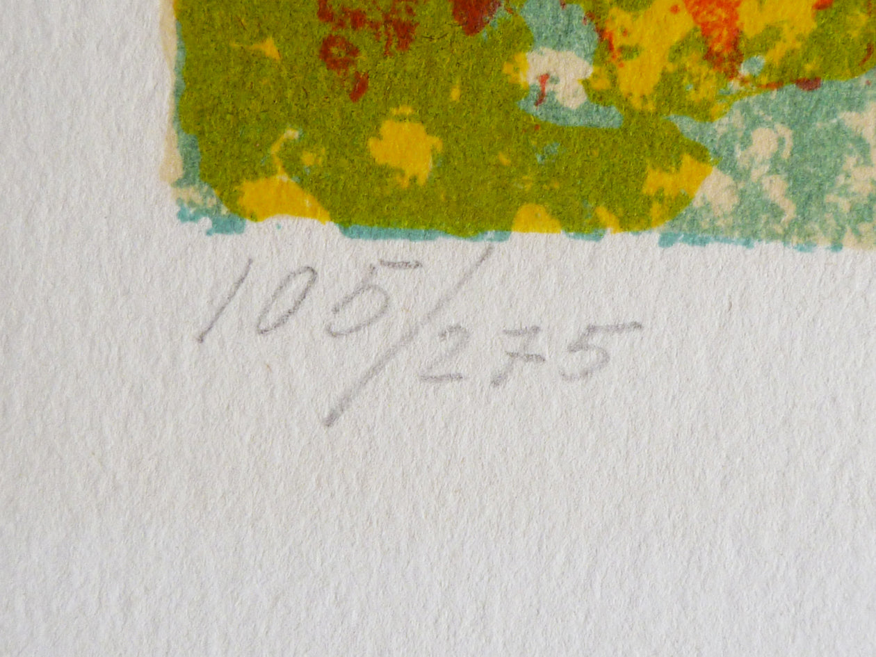 Jose Buigas lithograph numbered image