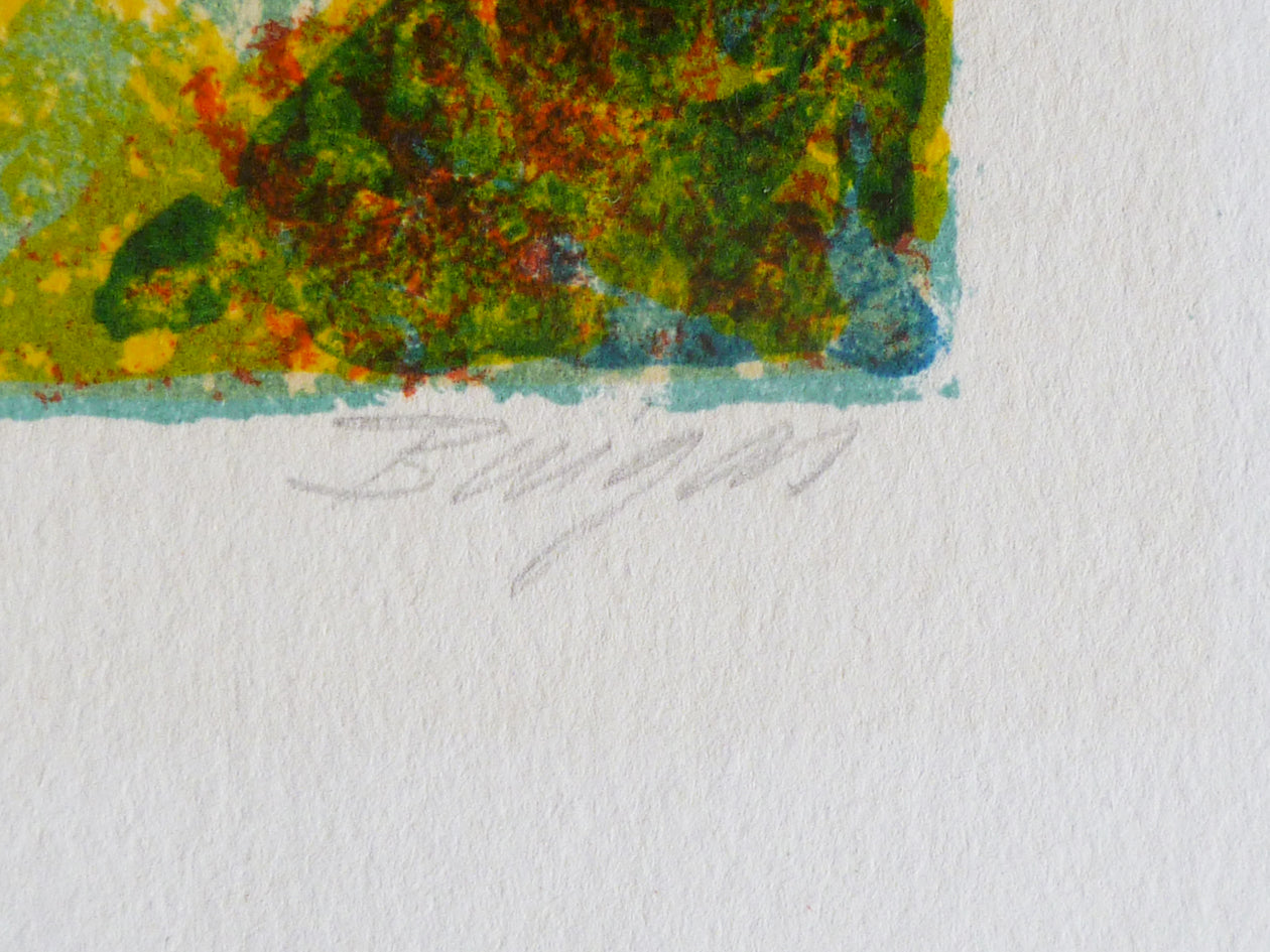 Jose Buigas lithograph signature image