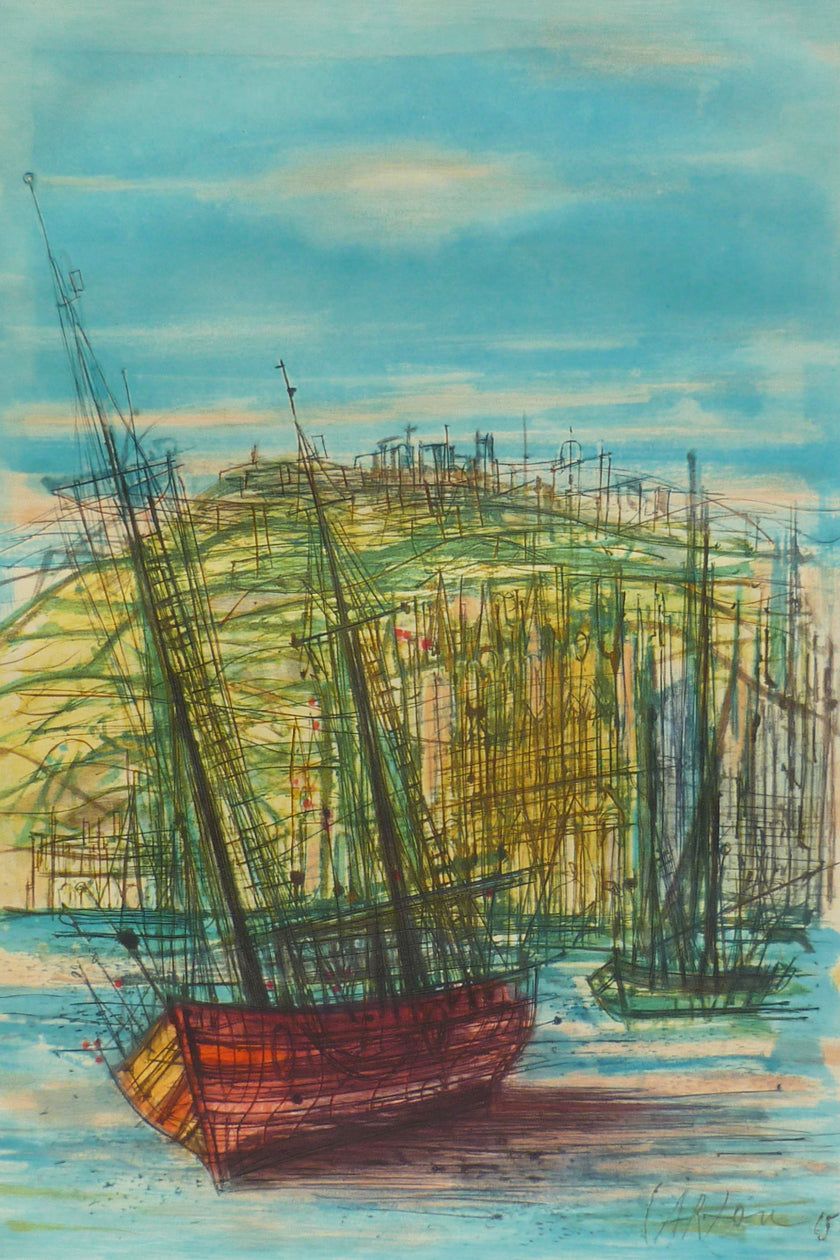 Jean Carzou Colour Etching picture image