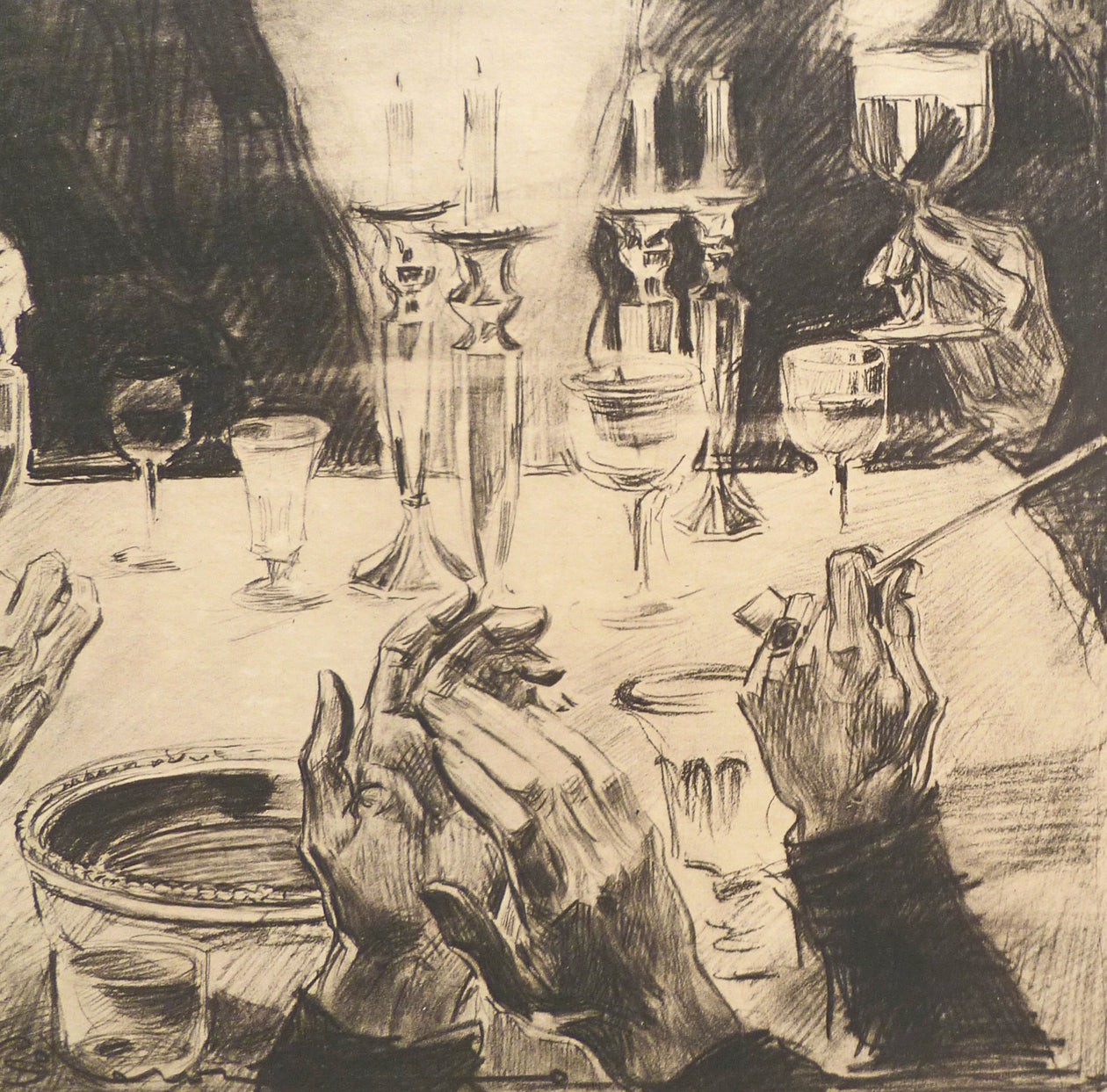 Dana Charles Gibson Black and White Lithograph Close Up image 2