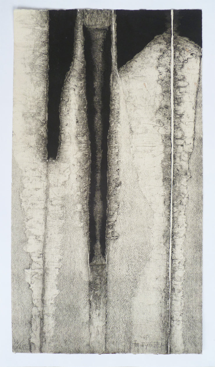 James Guitet Black and White etching 1965 main full image