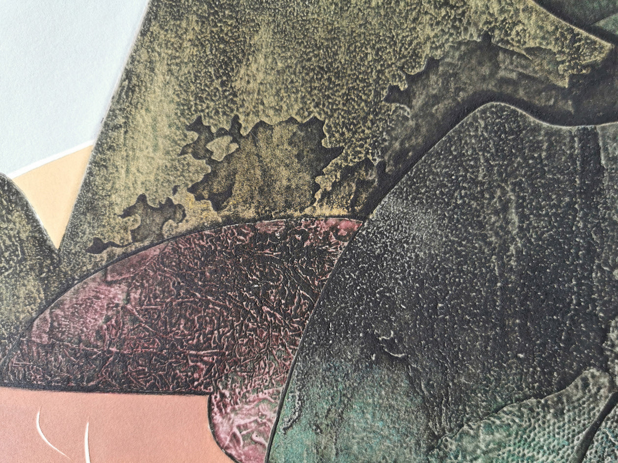 Jack F. Harris | Colour Collagraph - Marin County
