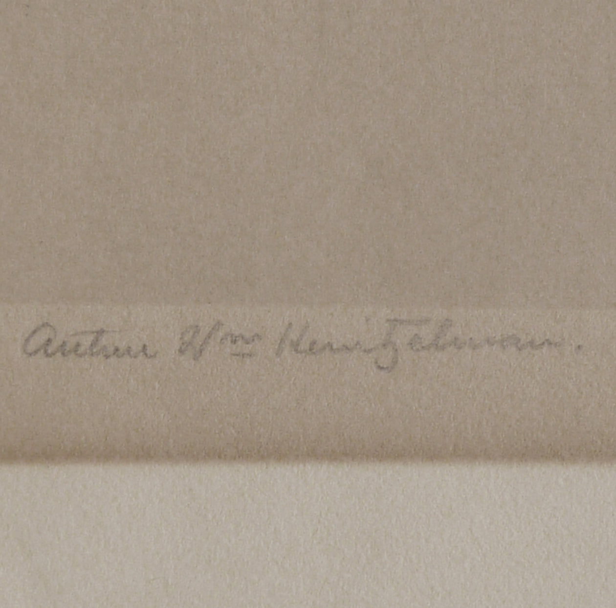 Arthur William HEINTZELMAN Girl Etching Signature Image