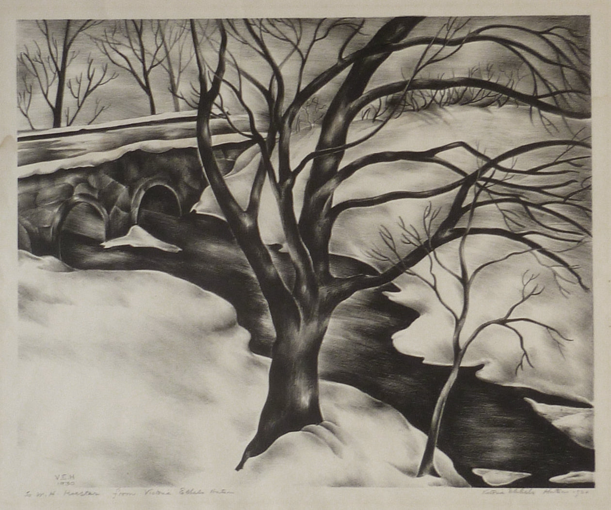 Victoria Hutson Huntley Lithograph Mat View image