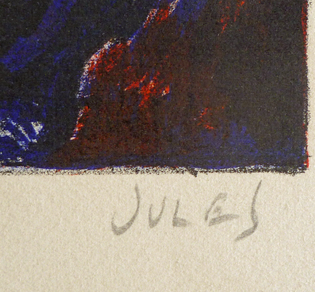 Mervin Jules Colour Lithograph Trio Signature image