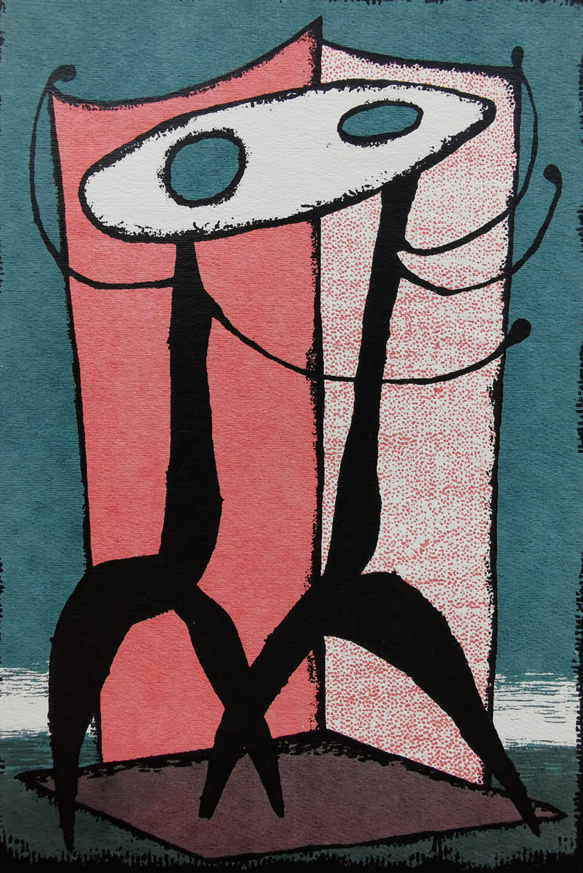 Edward August Landon | Colour Serigraph - The Sisters