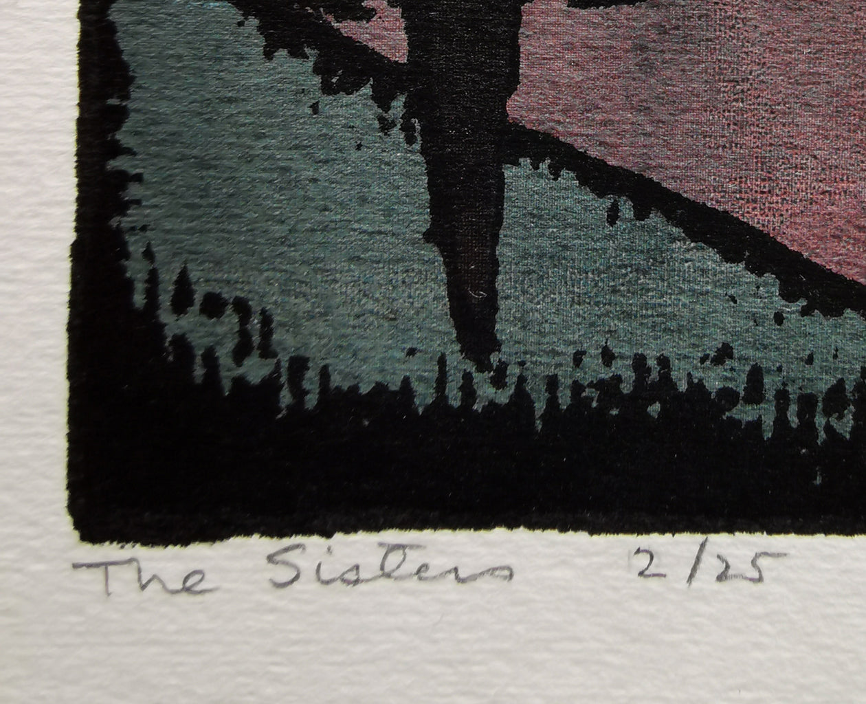 Edward August Landon | Colour Serigraph - The Sisters