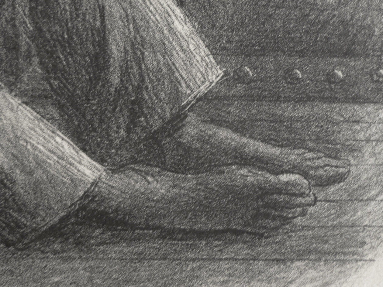 Fletcher Martin Lithograph 1940's detail image