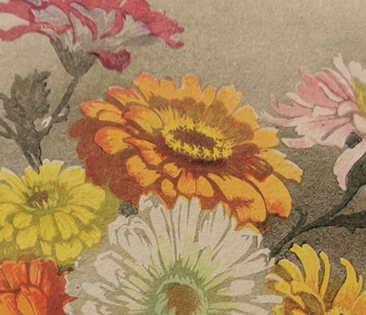 Viktor Wolfgang Pirkhoff | Colour Woodcut - Flowers in Vase