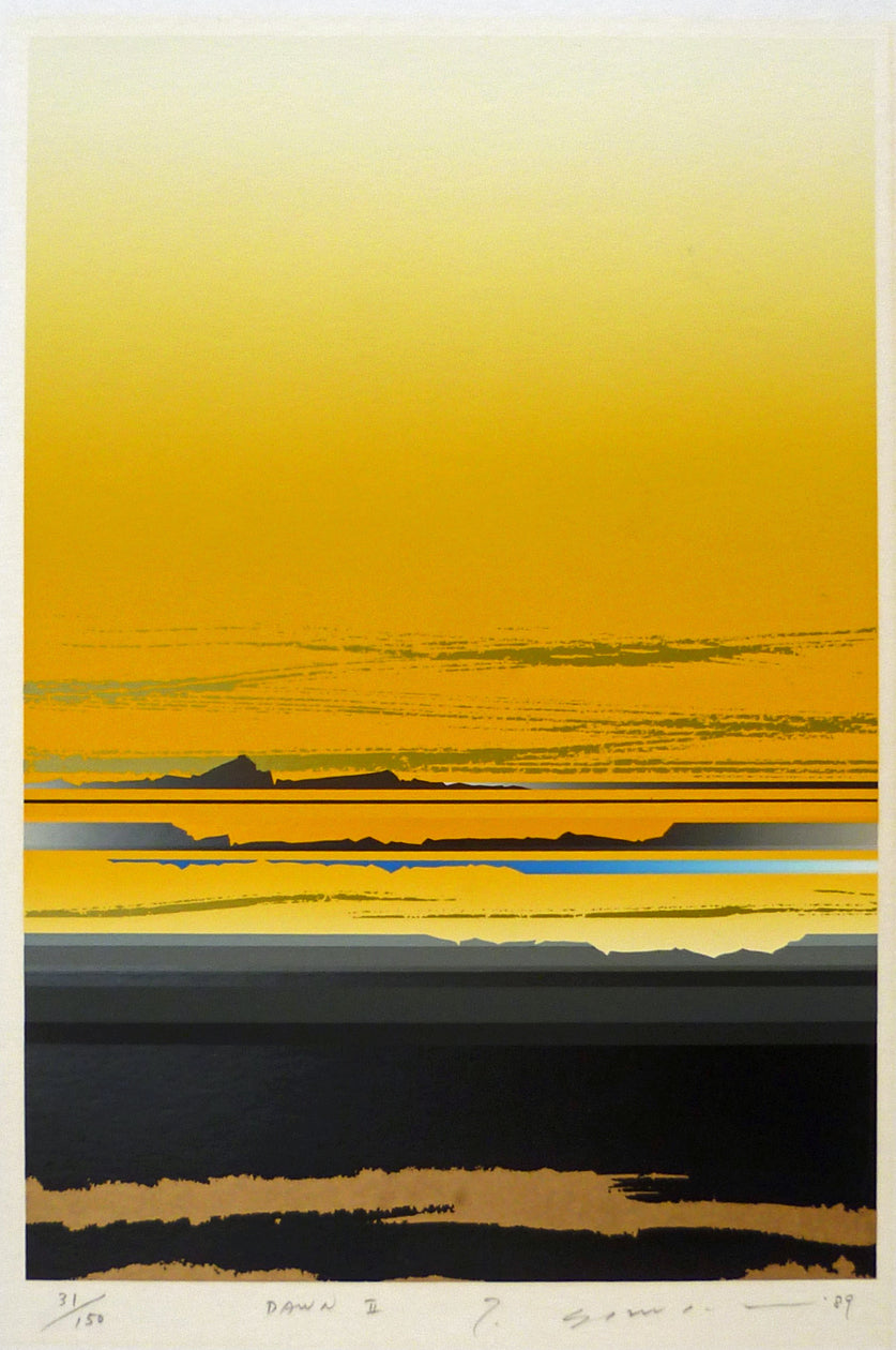 Tetsuro Sawada colour serigraph mat view image