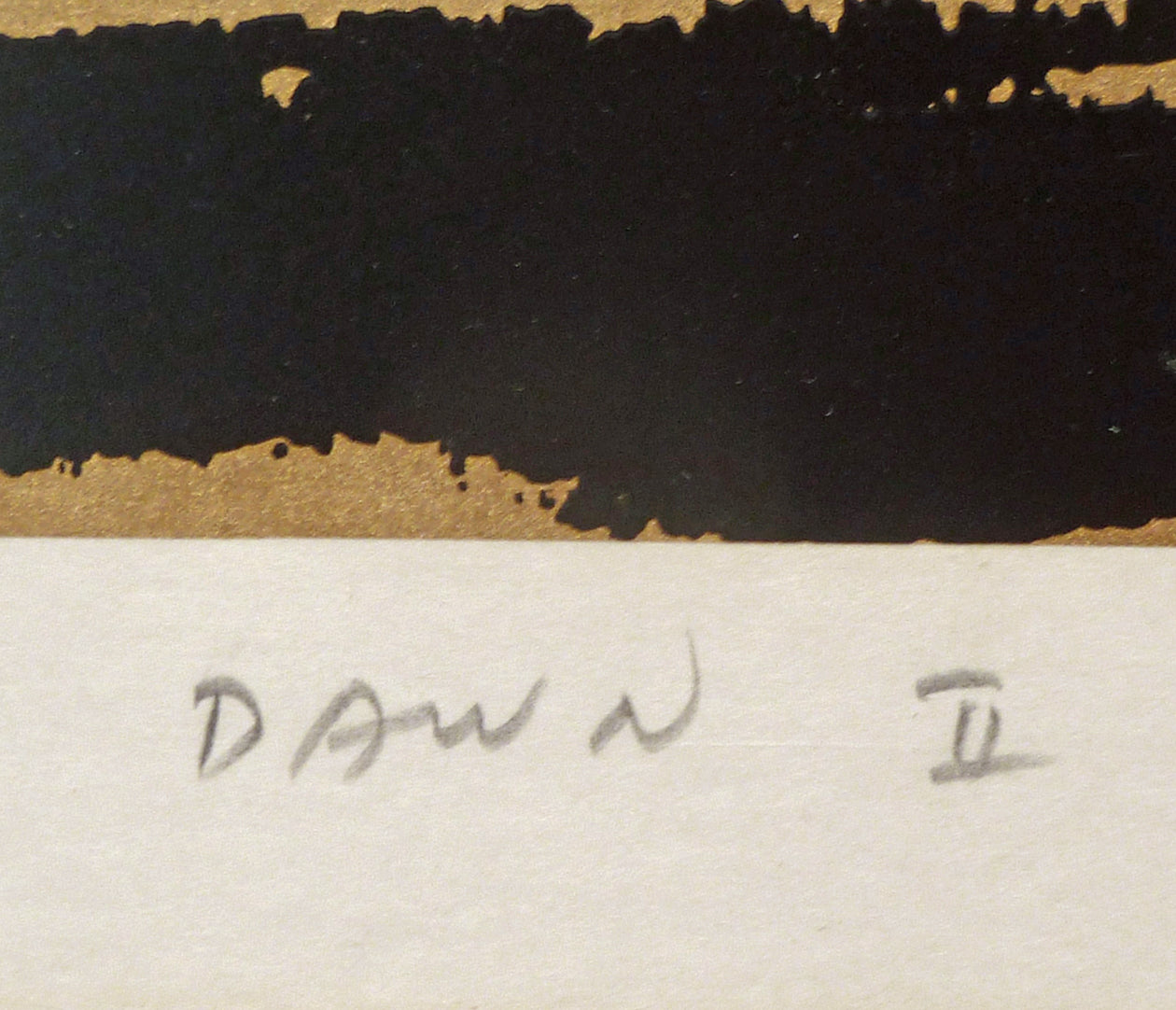 Tetsuro Sawada colour serigraph title view image