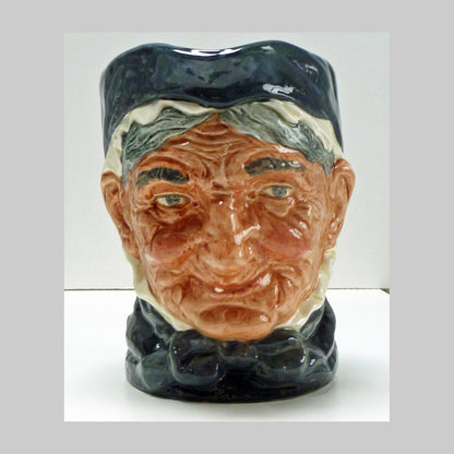 Royal Doulton large character jug with handle of a single toothed Granny figure. 