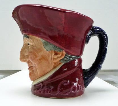Left side of a large Royal Doulton Cardinal jug. 