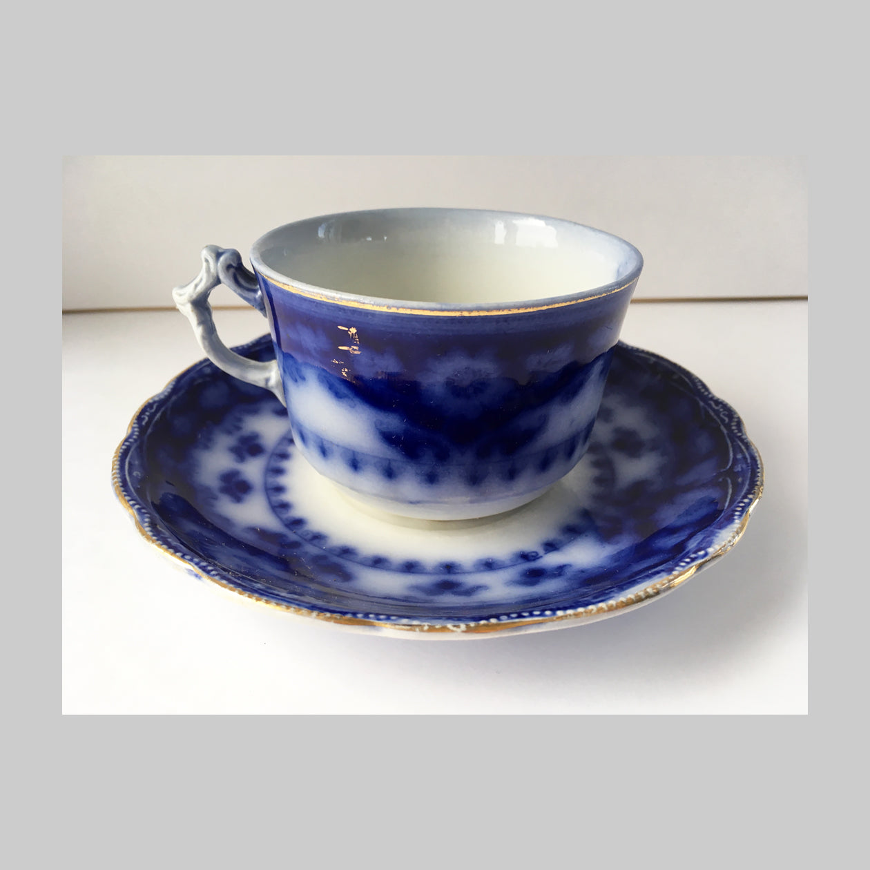 Crumlin Flow Blue Cup and Saucer main image