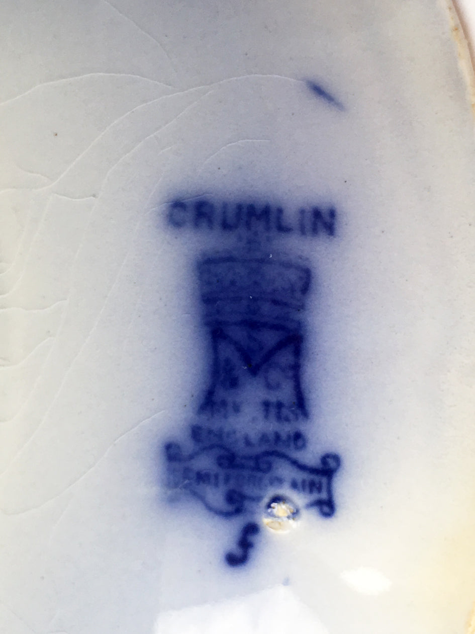 Crumlin Flow Blue Cup and Saucer stamp image