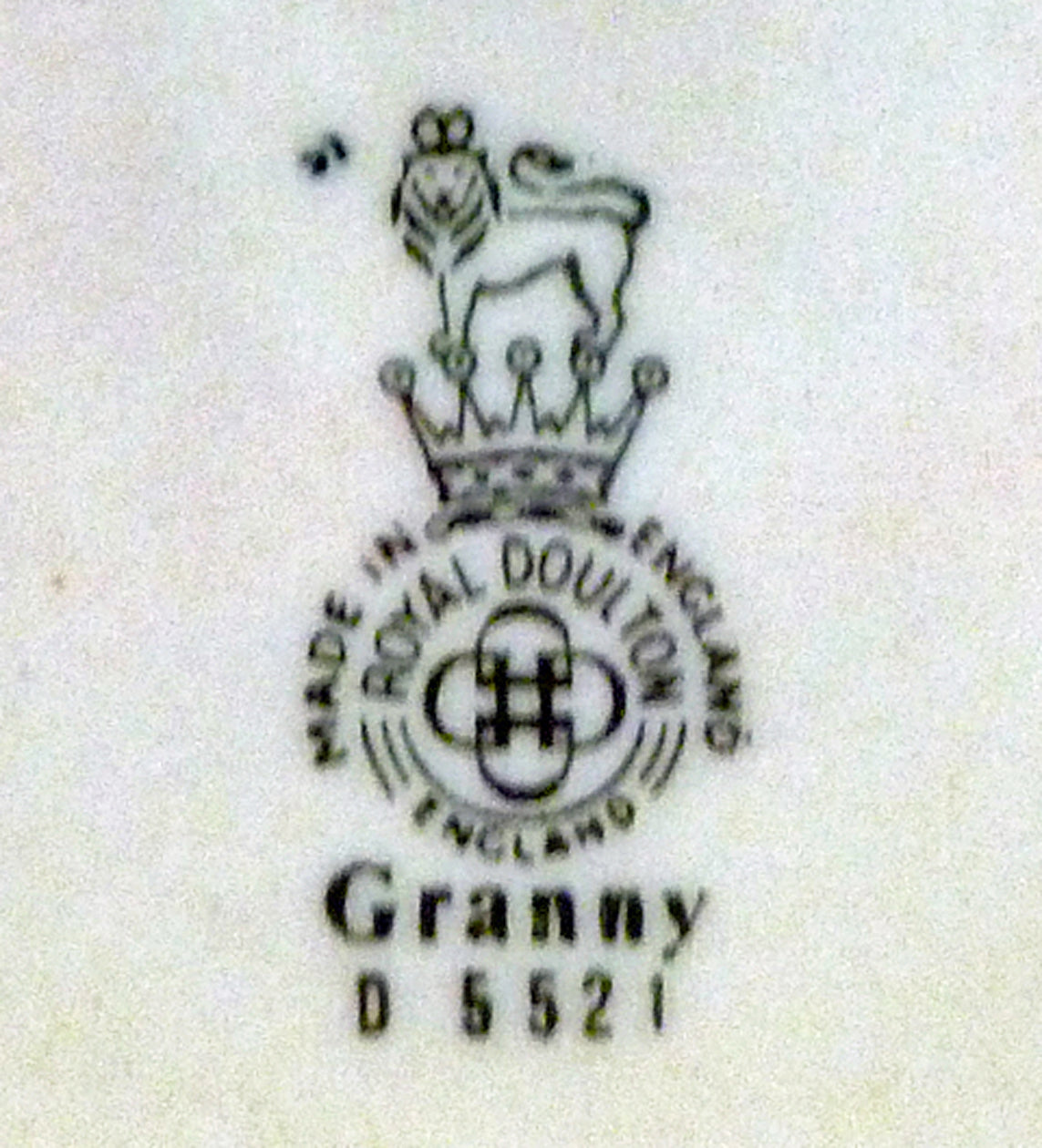 Granny Royal Doulton Large Character Jug stamp image