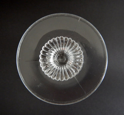 Canadian Pattern | EAPG Clear Pressed Glass Goblet