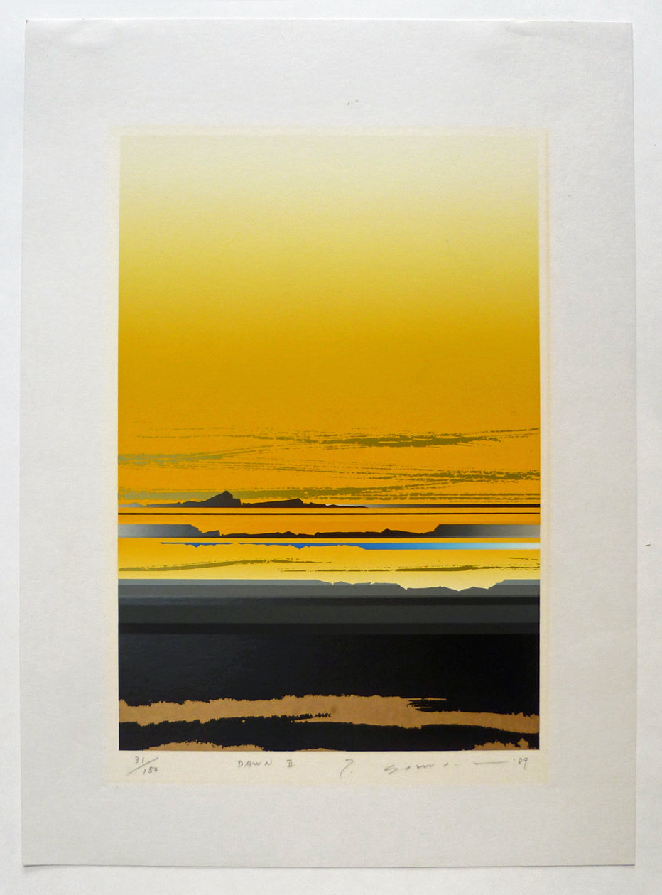 Tetsuro Sawada colour serigraph full view image