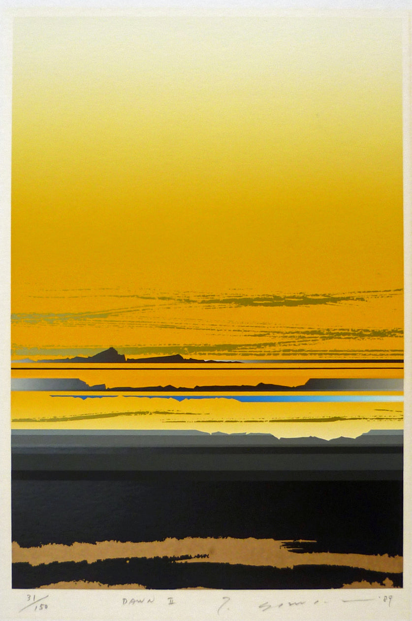 Tetsuro Sawada colour serigraph mat view image