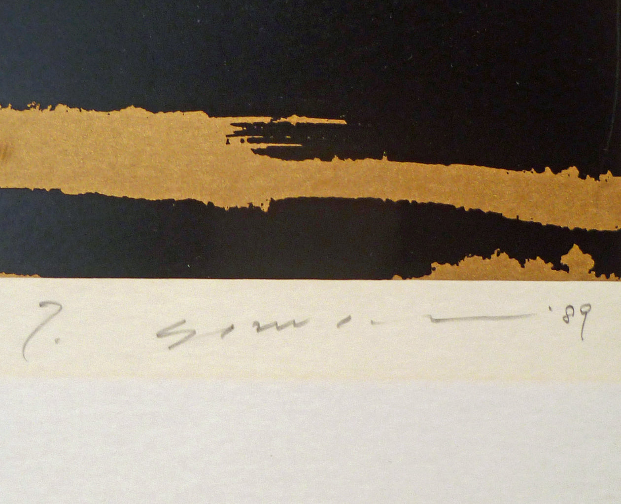 Tetsuro Sawada colour serigraph signature view image